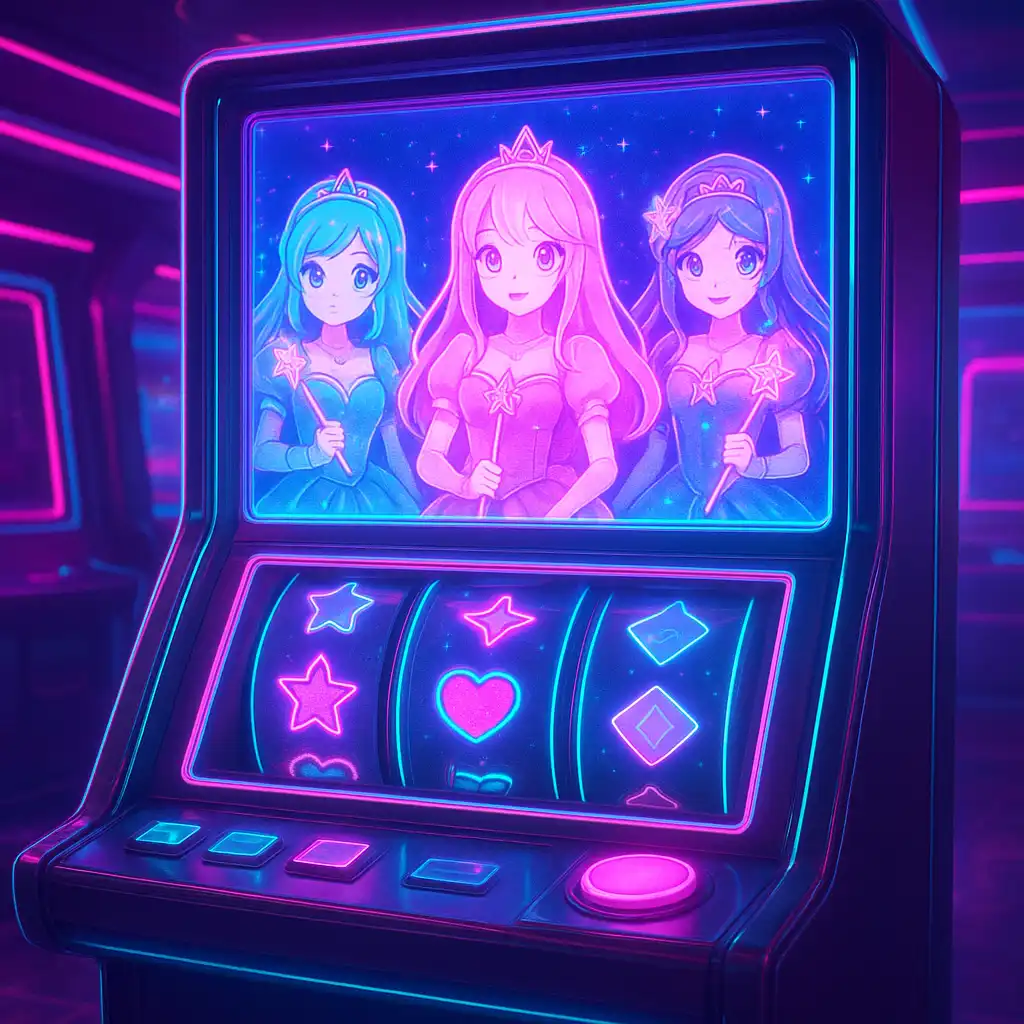 Moon Princess 100 neon arcade slot machine